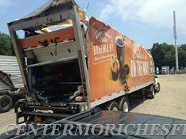 Tractor Trailer into LIRR overpass - Montauk Hwy & Wilcox Rd, July 12 2015