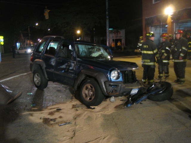 Overturn on the front ramp of CMFD (October '06)