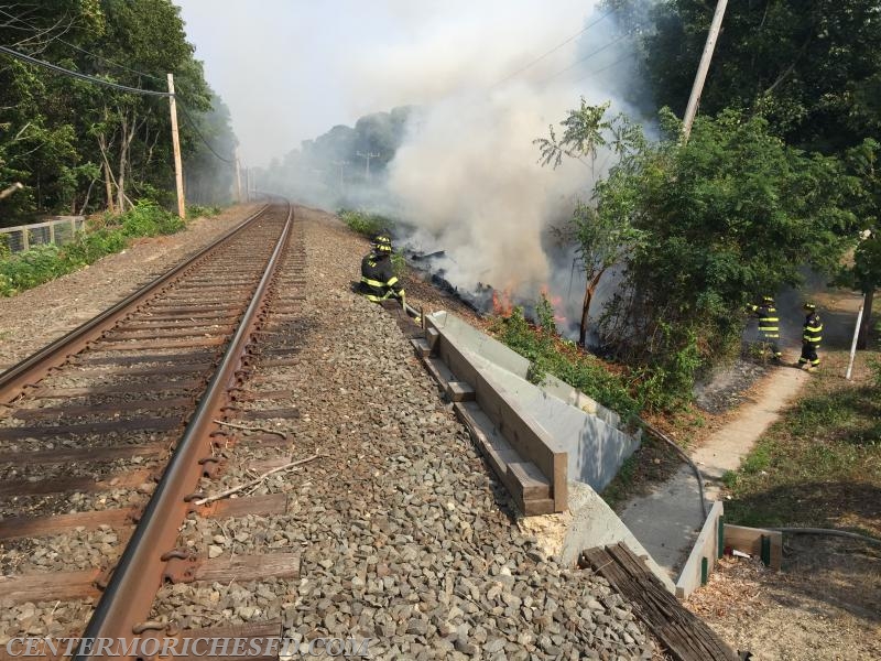 Brush Fire- August 30, 2015
Montauk Hwy at the LIRR Overpass