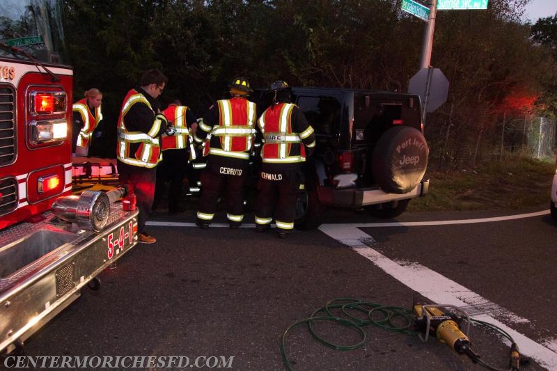 Auto Accident October 5, 2015 - South Service Road of Sunrise Highway at Jerusalem Hollow Road