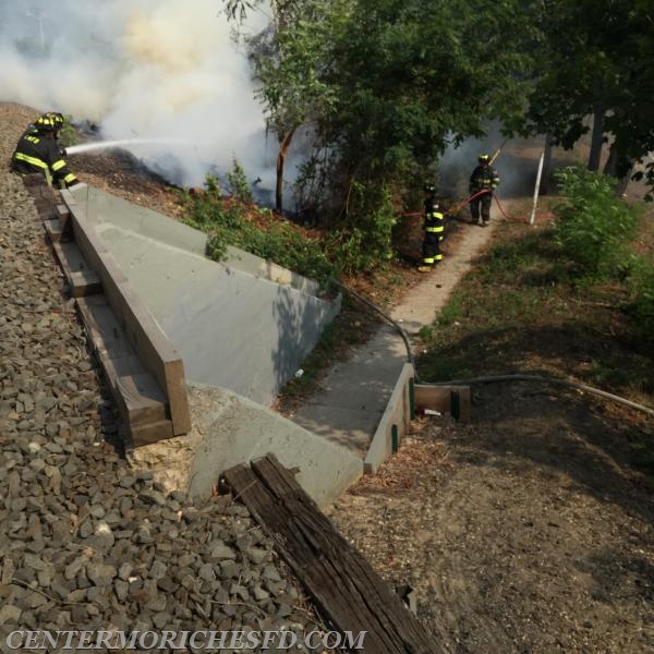 Brush Fire- August 30, 2015
Montauk Hwy at the LIRR Overpass
