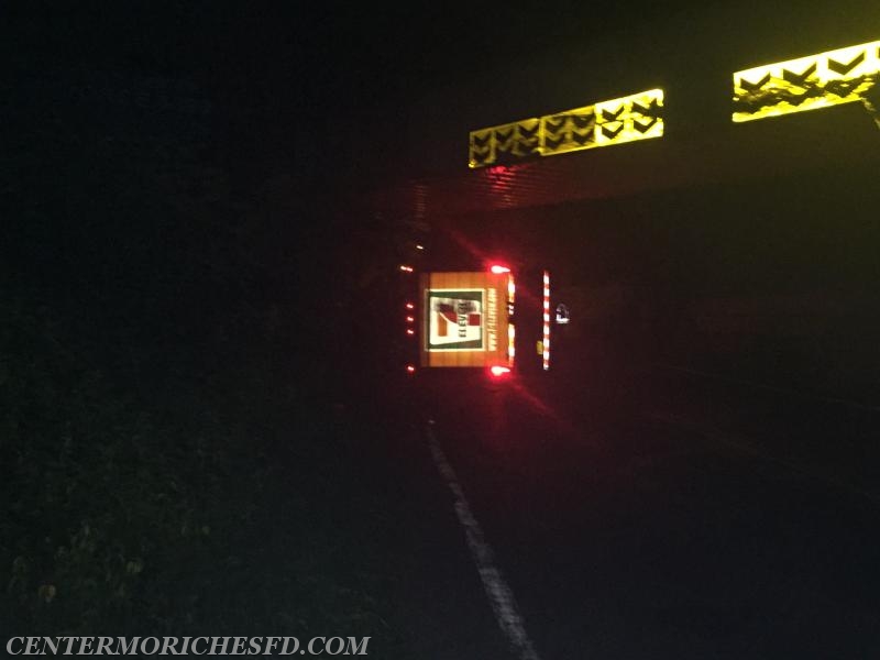Tractor Trailer into LIRR overpass - Montauk Hwy & Wilcox Rd, July 12 2015