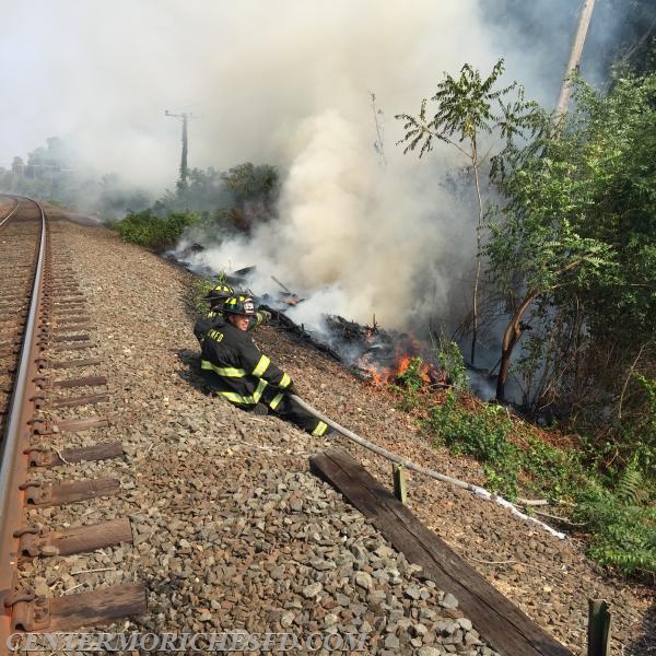 Brush Fire- August 30, 2015
Montauk Hwy at the LIRR Overpass