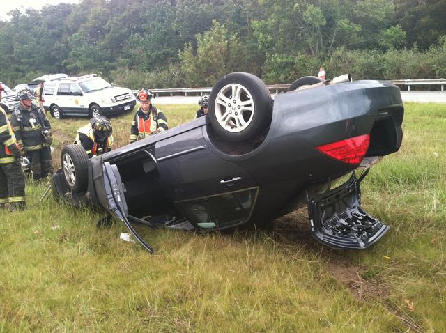 Sunrise Hwy Overturn