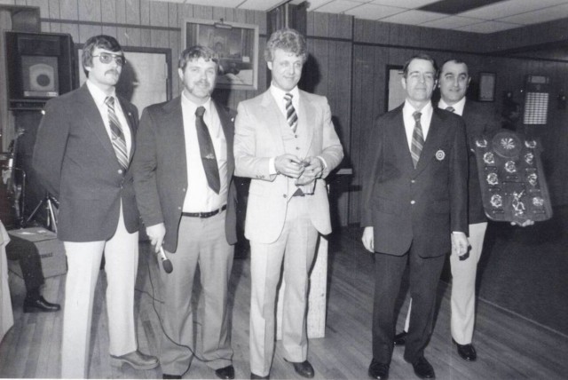 (L to R) Greg Luckingham, Roscoe Francis, Bruce Rumph, Gordon Hackney, Mike Montecalvo
