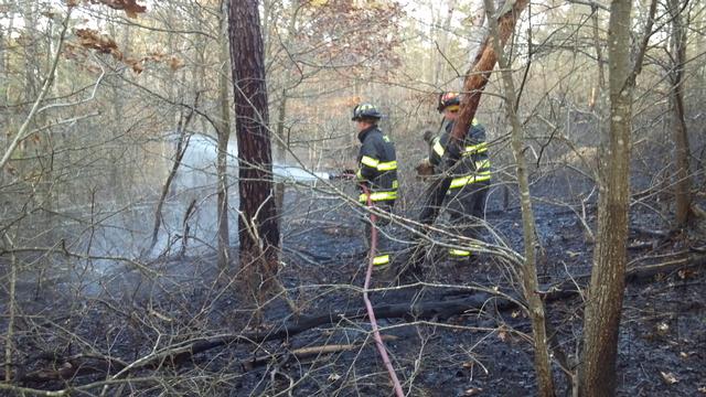 Center Moriches Firefighters respond to Mastic Brush Fire ... - Center ...