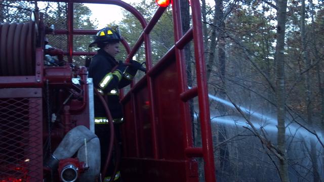 Center Moriches Firefighters respond to Mastic Brush Fire ... - Center ...