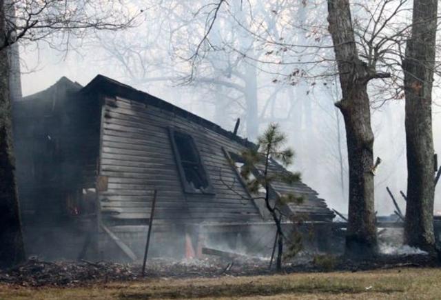 Center Moriches Firefighters Battle Massive Brush Fire In Ridge ...