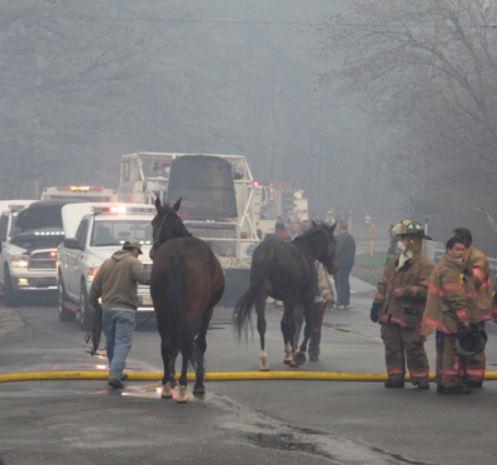Center Moriches Firefighters Battle Massive Brush Fire In Ridge ...