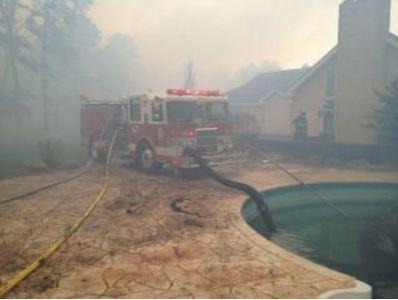 Center Moriches Firefighters Battle Massive Brush Fire In Ridge ...