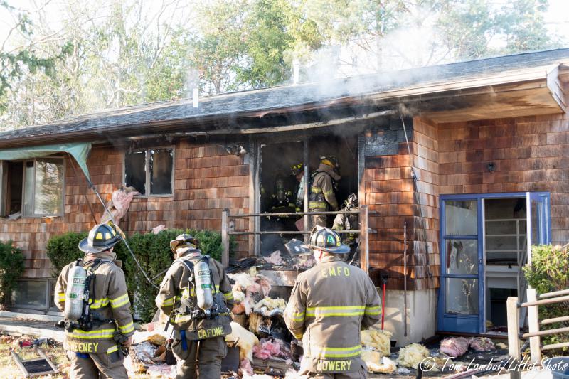 CM Firefighters Respond To East Moriches House Fire ... - Center ...