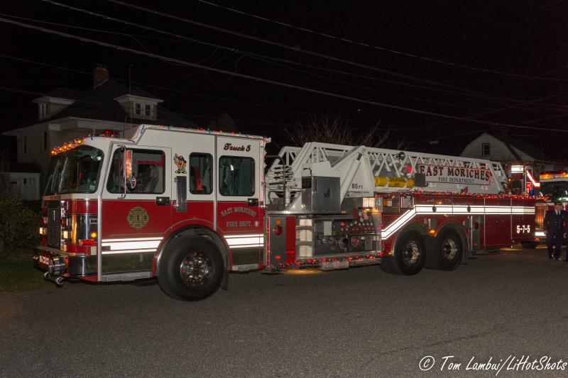 Center Moriches Sparkles During Holiday Parade Of Lights Center