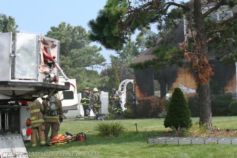 Firefighters Battle Afternoon House Fire ... - Center Moriches Fire ...