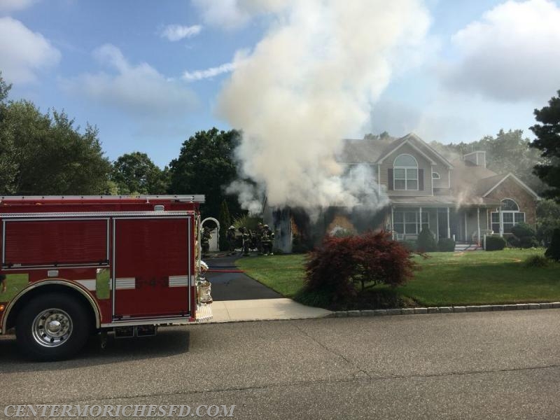 Firefighters Battle Afternoon House Fire ... - Center Moriches Fire ...