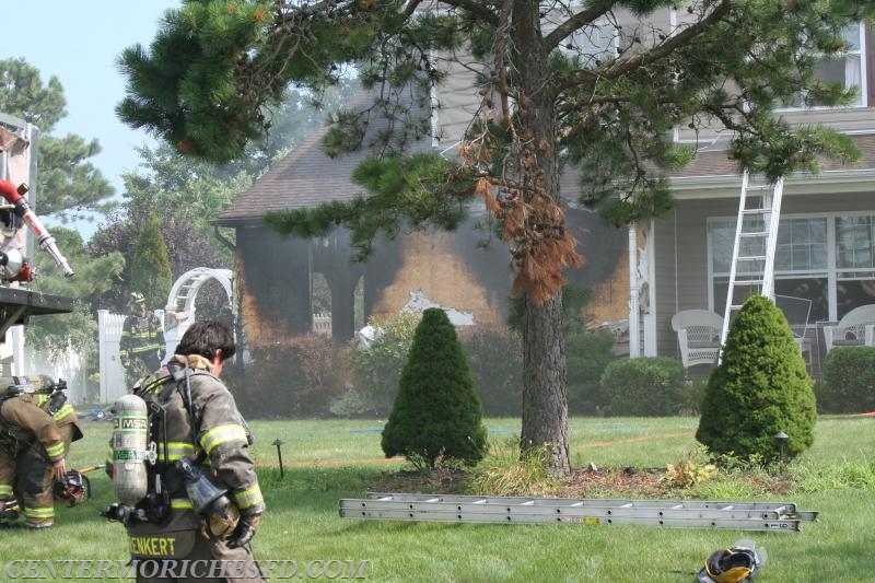 Firefighters Battle Afternoon House Fire ... - Center Moriches Fire ...