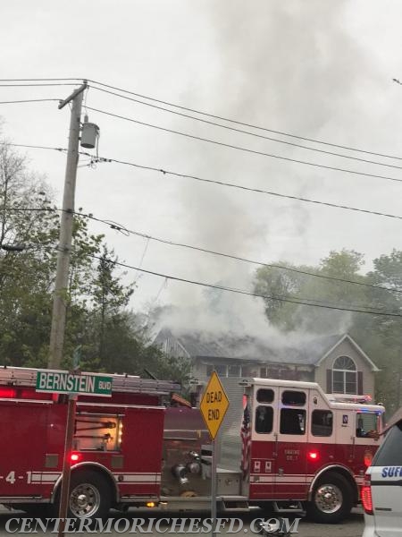 Center Moriches Firefighters Battle House Fire ... - Center Moriches ...