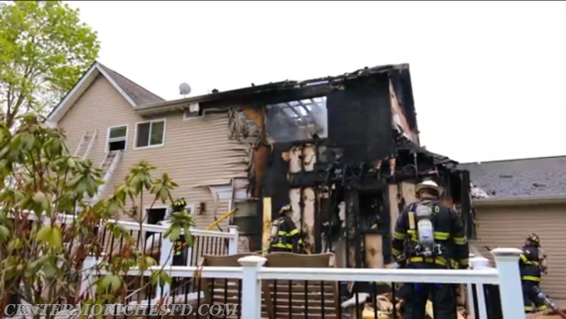 Center Moriches Firefighters Battle House Fire ... - Center Moriches ...