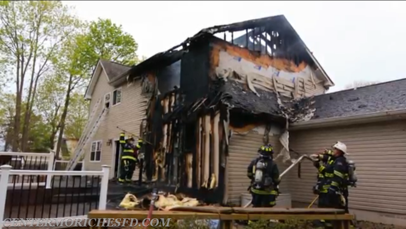 Center Moriches Firefighters Battle House Fire ... - Center Moriches ...