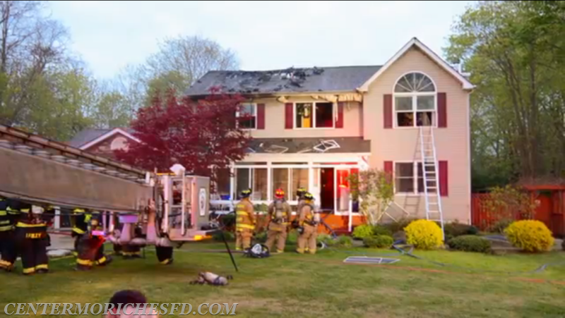 Center Moriches Firefighters Battle House Fire ... - Center Moriches ...