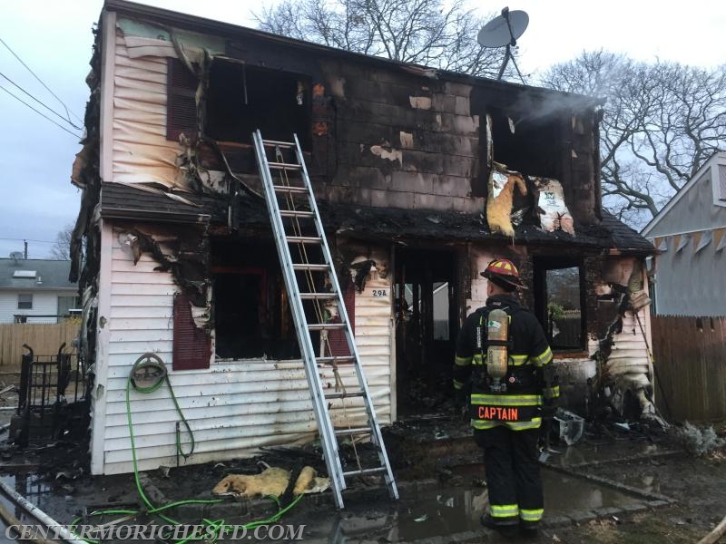 Center Moriches Firefighters Respond To Early Morning House Fire In ...