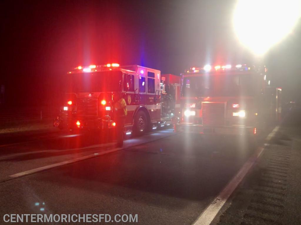 Auto Accident Shuts Down Sunrise Highway Center Moriches Fire Department